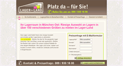 Desktop Screenshot of lager-land.de